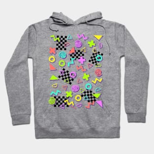 90s Geometry (Black Version) Hoodie